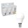 Shada LED SMD Leuchtmittel Globe G45 E14 620177 Opal, 3er Sparpack, Warmweiß (2700 K), 4,9 W, 470 lm