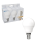 Shada LED SMD Leuchtmittel Globe G45 E14 620177 Opal, 3er Sparpack, Warmweiß (2700 K), 4,9 W, 470 lm