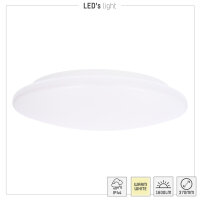 Shada LED Deckenleuchte 800594 warmweiß, Ø 370 mm, 18 W, IP44