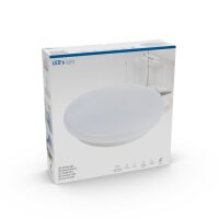 Shada LED Deckenleuchte 800595 neutralweiß (4000 K), Ø 370 mm, 18 W, IP44
