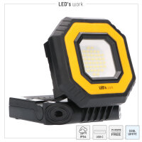 Shada Aufladbare LED-Arbeitsleuchte 300828 Lithium-Ionen, Kaltweiß 6500 K, 750 lm, IP54