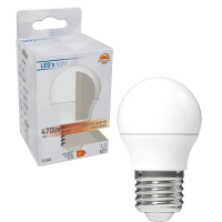 Shada LED Leuchtmittel Globe G45 620113 E27 Opal, Dimmbar 2200-2700 K, 5,5 W, 470 lm