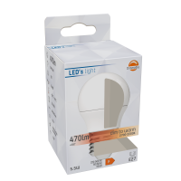 Shada LED Leuchtmittel Globe G45 620113 E27 Opal, Dimmbar 2200-2700 K, 5,5 W, 470 lm