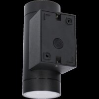 Shada Außenwandleuchte Nubiya 1000675 Anthrazit, ohne Leuchtmittel, 2x GU10, IP44