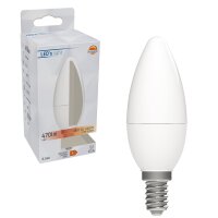 Shada LED-Leuchtmittel Kerze 620117 C35 E14 Opal,...
