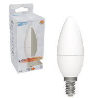 Shada LED-Leuchtmittel Kerze 620117 C35 E14 Opal, Dimmbar, CCT 2200-2700 K, 5,5 W, 470 lm