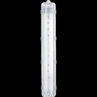Shada LED Wannenleuchte 2411201, 60 cm, 2x7,5 W, 2250 lm, 4000 K Neutralweiß, IP65, Austauschbare Röhre