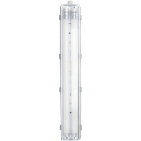 Shada LED Wannenleuchte 2411201, 60 cm, 2x7,5 W, 2250 lm, 4000 K Neutralweiß, IP65, Austauschbare Röhre