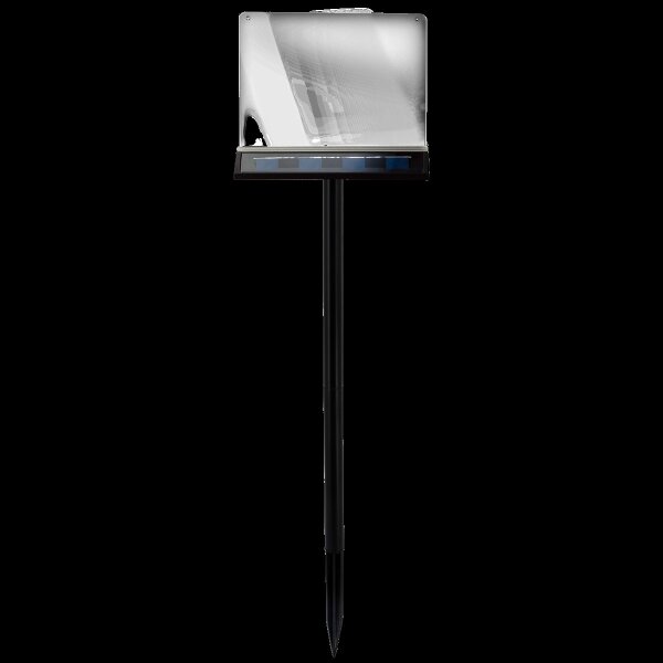Shada Solar Außenleuchte 1000447 schwarz, beschriftbar, IP44