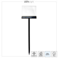 Shada Solar Außenleuchte 1000447 schwarz, beschriftbar, IP44