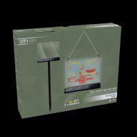 Shada Solar Außenleuchte 1000447 schwarz, beschriftbar, IP44