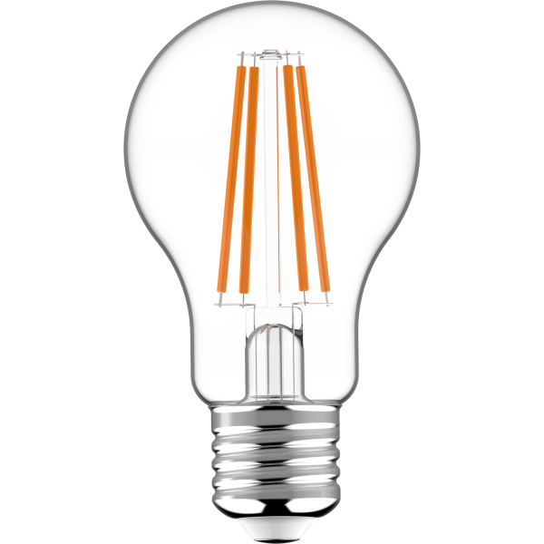 Shada LED Filament Leuchtmittel 620144 A60 E27 Klar, 7 W, 806 lm, 2700 K Warmweiß, Dimmbar, 330 °