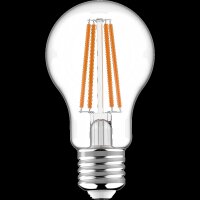 Shada LED Filament Leuchtmittel 620144 A60 E27 Klar, 7 W,...