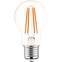 Shada LED Filament Leuchtmittel 620144 A60 E27 Klar, 7 W, 806 lm, 2700 K Warmweiß, Dimmbar, 330 °