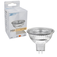 Shada LED SMD Spot MR16 GU5.3 620125 Klar, Warmweiß (2700 K), 4,2 W, 345 lm