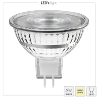 SHADA Led SMD Leuchtmittel - Spot MR16 GU5.3 4,2W 345lm 2700K Klar 36°  I 0620125