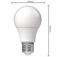 Shada LED-Leuchtmittel 620104 A60 E27 Opal, Dim-to-Warm 2200-2700 K, 8,5 W, 806 lm