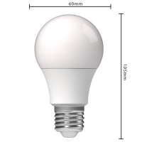 Shada LED-Leuchtmittel 620104 A60 E27 Opal, Dim-to-Warm 2200-2700 K, 8,5 W, 806 lm