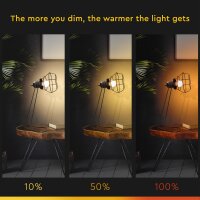 Shada LED-Leuchtmittel 620104 A60 E27 Opal, Dim-to-Warm 2200-2700 K, 8,5 W, 806 lm