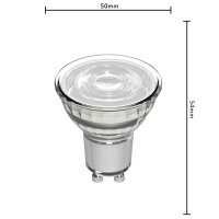 Shada LED Spot MR16 GU10 620138 klar, 5,7 W, 2700 K warmweiß, dimmbar, 36 ° Abstrahlwinkel
