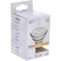Shada LED Spot MR16 GU10 620138 klar, 5,7 W, 2700 K warmweiß, dimmbar, 36 ° Abstrahlwinkel