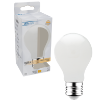 SHADA Led Filament Leuchtmittel - Klassisch A60 E27 7W 806lm 2700K Opal 330°  - dimmbar I 0620145