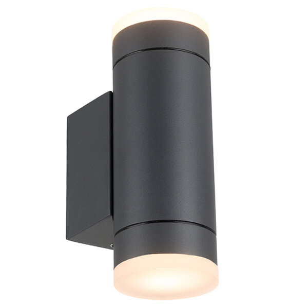 Shada Außenwandleuchte Quinton 1000676 Anthrazit, 2x GU10, IP44