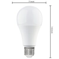 Shada LED SMD Leuchtmittel A70 620107 E27 Opal Warmweiß 2700 K, 16 W, 1900 lm