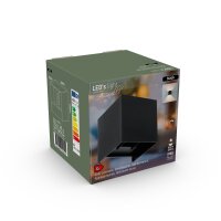 Shada LED Außenwandleuchte Amarillo 1000557 Schwarz, IP65, Dimmbar 1800-2700 K