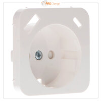 Shada Reflex SI Einlegeplatte USB A+C 2900141 Weiß, 54x54 mm, passend für Busch-Jäger