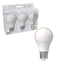 Shada LED SMD Leuchtmittel A60 E27 620171 Opal, 3er Sparpack, 8 W, 4000 K Neutralweiß