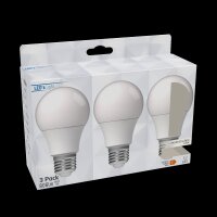 Shada LED SMD Leuchtmittel A60 E27 620171 Opal, 3er Sparpack, 8 W, 4000 K Neutralweiß