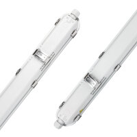 Shada LED Wannenleuchte Strip 2410297, 60 cm, 1x15 W, 2650 lm, 4000 K Neutralweiß, IP65, mit Durchverdrahtung, Philips Xitanium Netzteil