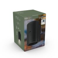 Shada Außenwandleuchte Kingston 1000681 Anthrazit, 1xGU10, ohne Leuchtmittel, mit Sensor, IP44