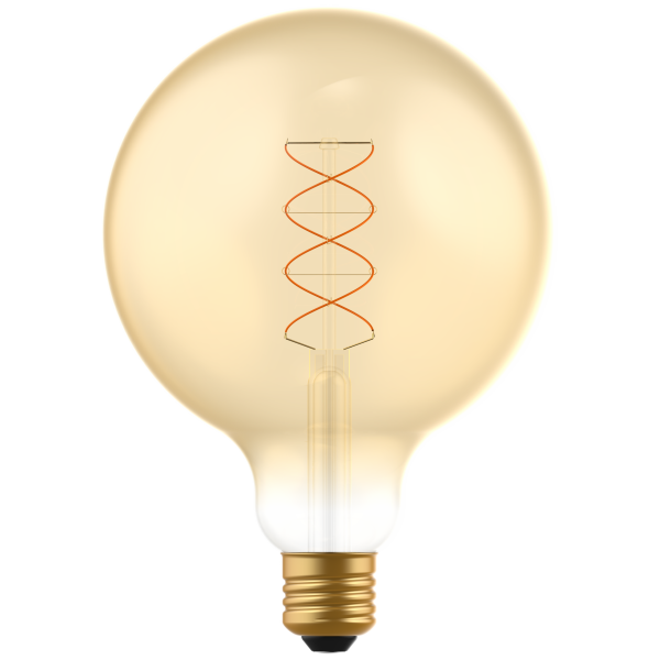 SHADA Led Filament Leuchtmittel - Globe G125 E27 4W 250lm 1800K 330°  - dimmbar I 0620196