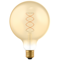 SHADA Led Filament Leuchtmittel - Globe G125 E27 4W 250lm 1800K 330°  - dimmbar I 0620196