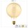 Shada LED Filament Leuchtmittel 620196 Globe G125 E27, Dimmbar, Extra Warmweiß, 4 W, 1800 K