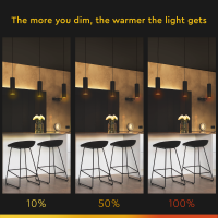 Shada LED Spot MR16 GU10 620124 klar, 1800-2700 K, 36°, 3,6 W, dimmbar