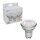 Shada LED SMD Spot GU10 MR16 620173 Klar, 3er Sparpack, 4 W, Warmweiß (2700 K)