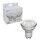Shada LED SMD Spot MR16 GU10 620174 Klar, 3er Sparpack, Neutralweiß 4000 K, 4 W, 345 lm