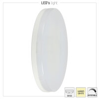 Shada LED-Leuchtmittel GX53 620220 flachrund mattiert, warmweiß 2700 K, dimmbar, 6,5 W