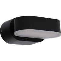 Shada Außenwandleuchte Madrid 1000510 Schwarz, IP54, 340° drehbar