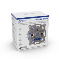 Shada Universal Dimmer 190014 2-Draht-System, 250 W, Auto Phasenanschnitt/Phasenabschnittsteuerung
