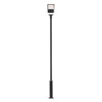 Shada Masthalterung S23009X-1 Schwarz, für LED Strahler, 50-76 mm