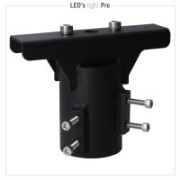 Shada Masthalterung S23009X-1 Schwarz, für LED Strahler, 50-76 mm