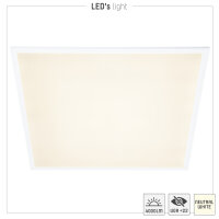 Shada LED Panel 801086 weiß, 595x595 mm, 4000 K, 40 W, 4000 lm