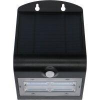 Shada Solar-Außenleuchte 300406 Osaka schwarz, 400 lm, mit Bewegungsmelder