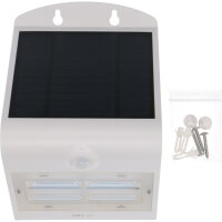 Shada Solar-Außenleuchte Flutlicht Tokio 300404 weiß, 3000 K, mit Bewegungsmelder, 400 lm