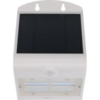 Shada Solar-Außenleuchte Flutlicht Tokio 300404 weiß, 3000 K, mit Bewegungsmelder, 400 lm