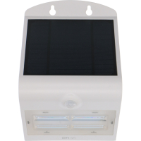 SHADA Solar Außenleuchte - flutlicht 3,2W 400lm 3000K IP65  - Sensor - Weiß  - Tokio  I 0300404